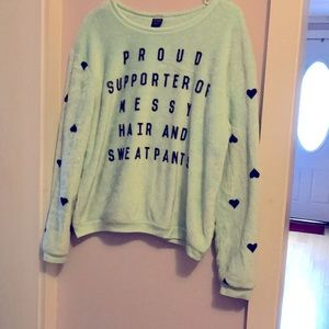 Mint green sweater